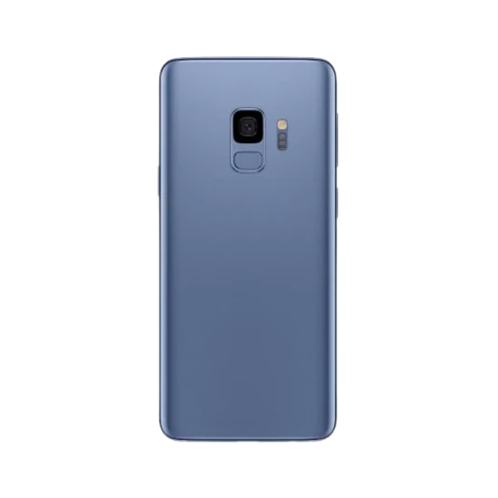Samsung Galaxy S9 Back Cover Glass with camera lens (Coral Blue) - OEM