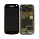 Samsung Galaxy S4 Mini - LCD Assembly with frame (Black Mist) - OEM