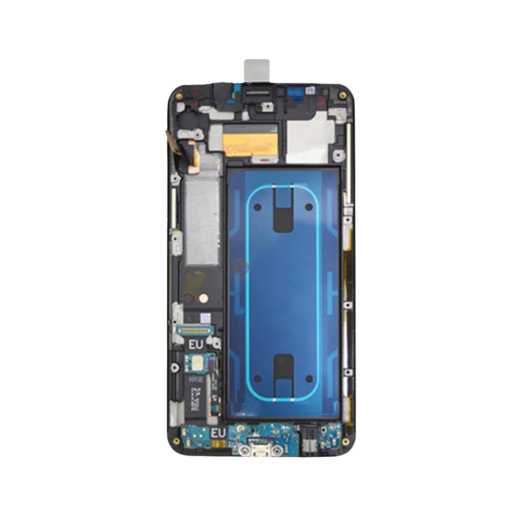 Samsung Galaxy S6 Edge Plus - OLED Assembly with frame (Black Sapphire) - OEM - Image 3