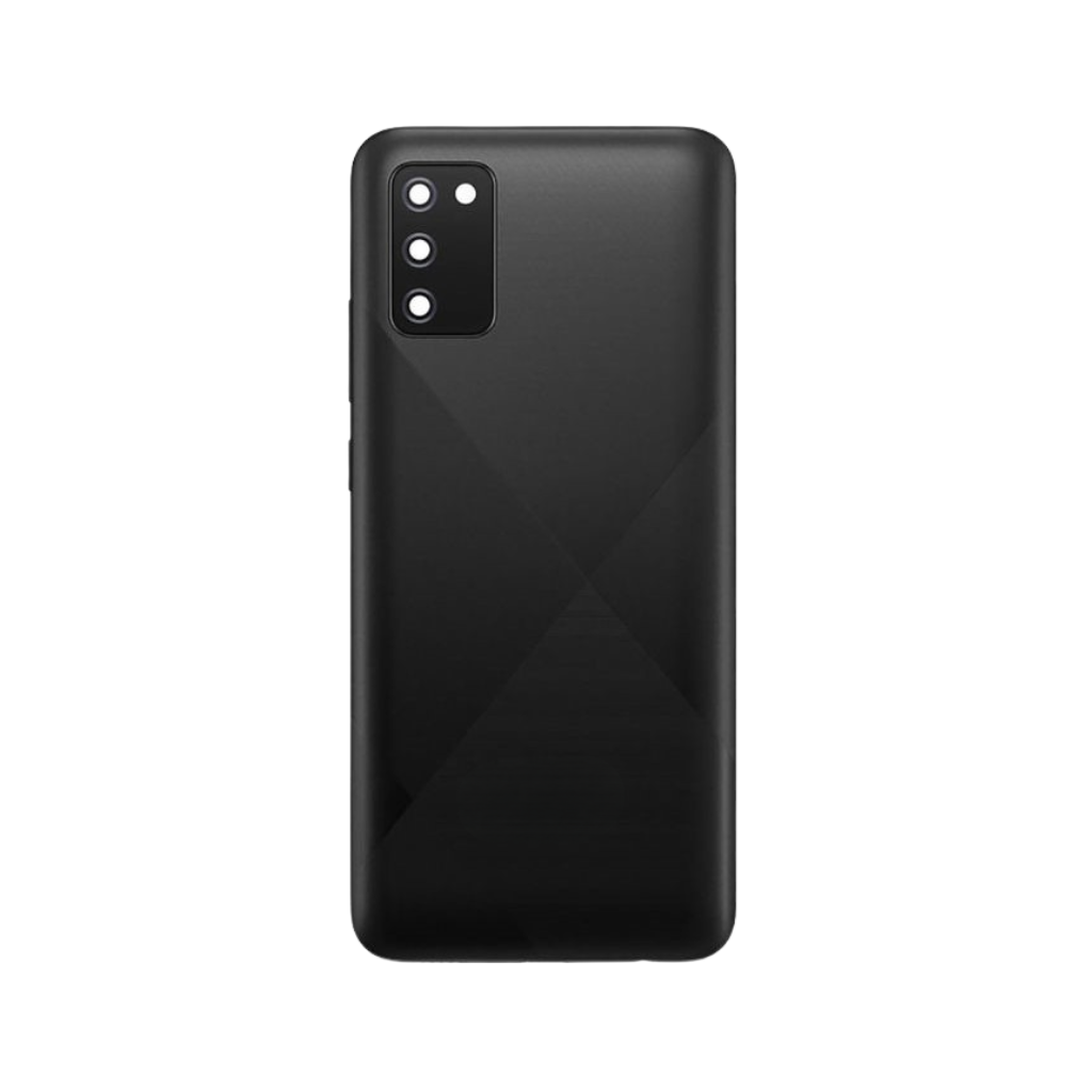 Samsung Galaxy A02s Back Glass (Black) - OEM