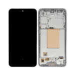 Samsung Galaxy S24 FE - OLED Assembly with frame (Gray) - OEM