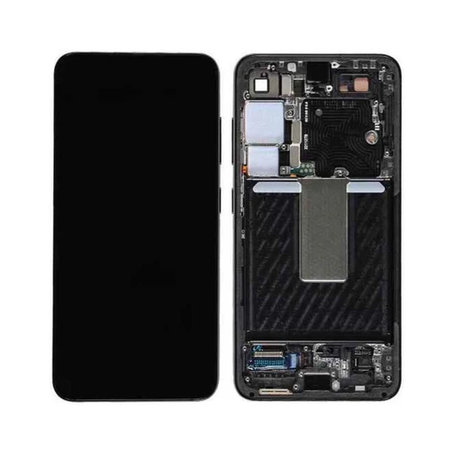 Samsung Galaxy S24 - OLED Assembly with frame (Onyx Black) - OEM
