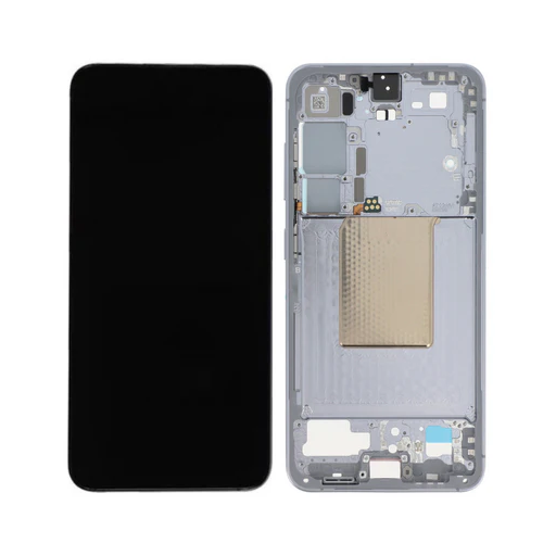 Samsung Galaxy S24 - OLED Assembly with frame (Sapphire Blue) - OEM