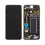 Samsung Galaxy S9 - OLED Assembly with frame (Midnight Black) - OEM