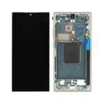 Samsung Galaxy S24 Ultra - OLED Assembly with frame (Titanium Green) - OEM