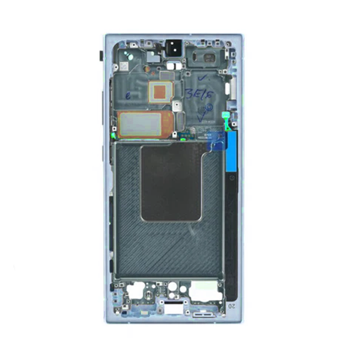Samsung Galaxy S24 Ultra - OLED Assembly with frame (Titanium Blue) - OEM - Image 3