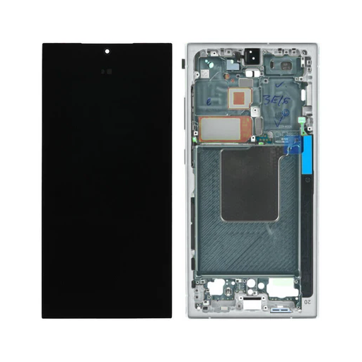 Samsung Galaxy S24 Ultra - OLED Assembly with frame (Titanium Gray) - OEM