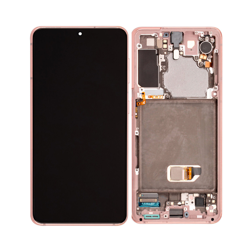 Samsung Galaxy S21 - OLED Assembly with frame (Phantom Violet) - OEM