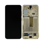 Samsung Galaxy S23 - OLED Assembly with frame (Cream) - OEM