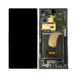 Samsung Galaxy S23 Ultra - OLED Assembly with frame (Graphite) - OEM