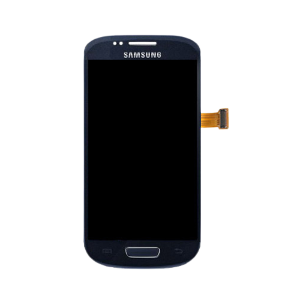 Samsung Galaxy S3 Mini - LCD Assembly with frame (Blue) - OEM - Image 2