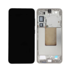 Samsung Galaxy S24 Plus - OLED Assembly with frame (Amber Yellow) - Service Pack