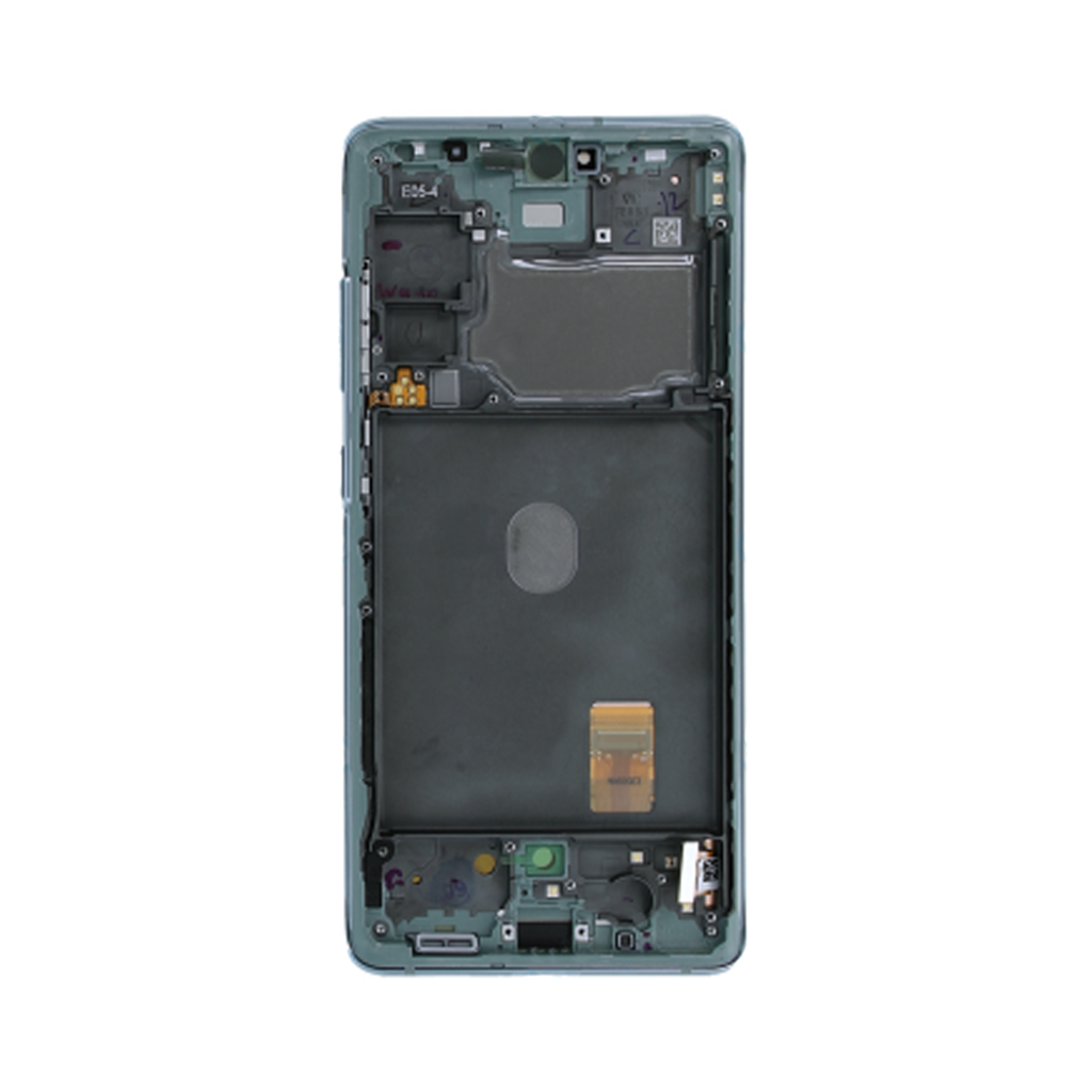 Samsung Galaxy S20 FE 5G - OLED Assembly with frame (Cloud Mint) - OEM - Image 3