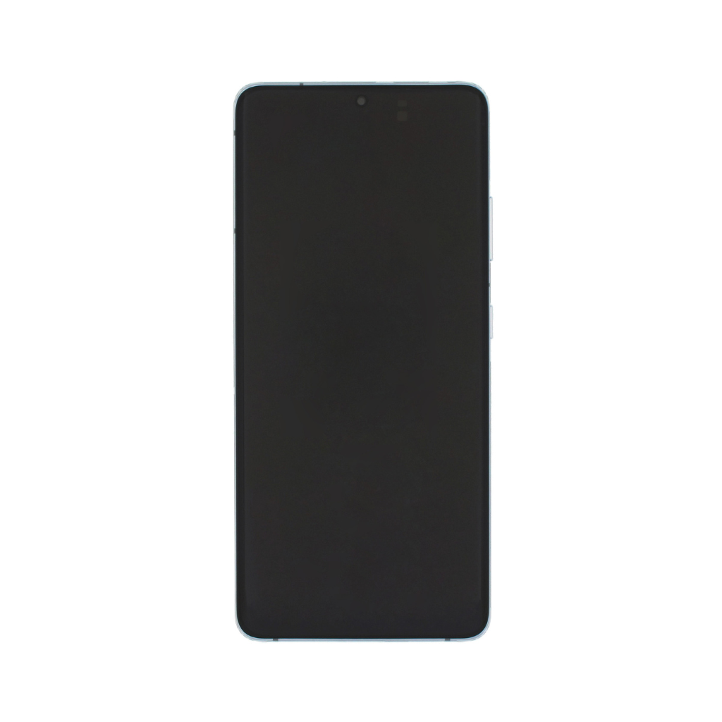 Samsung Galaxy S21 Ultra - OLED Assembly with frame (Phantom Silver) - OEM - Image 2
