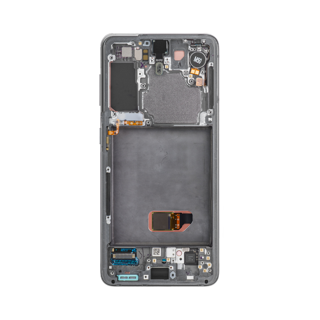 Samsung Galaxy S21 - OLED Assembly with frame (Phantom Gray) - OEM - Image 3