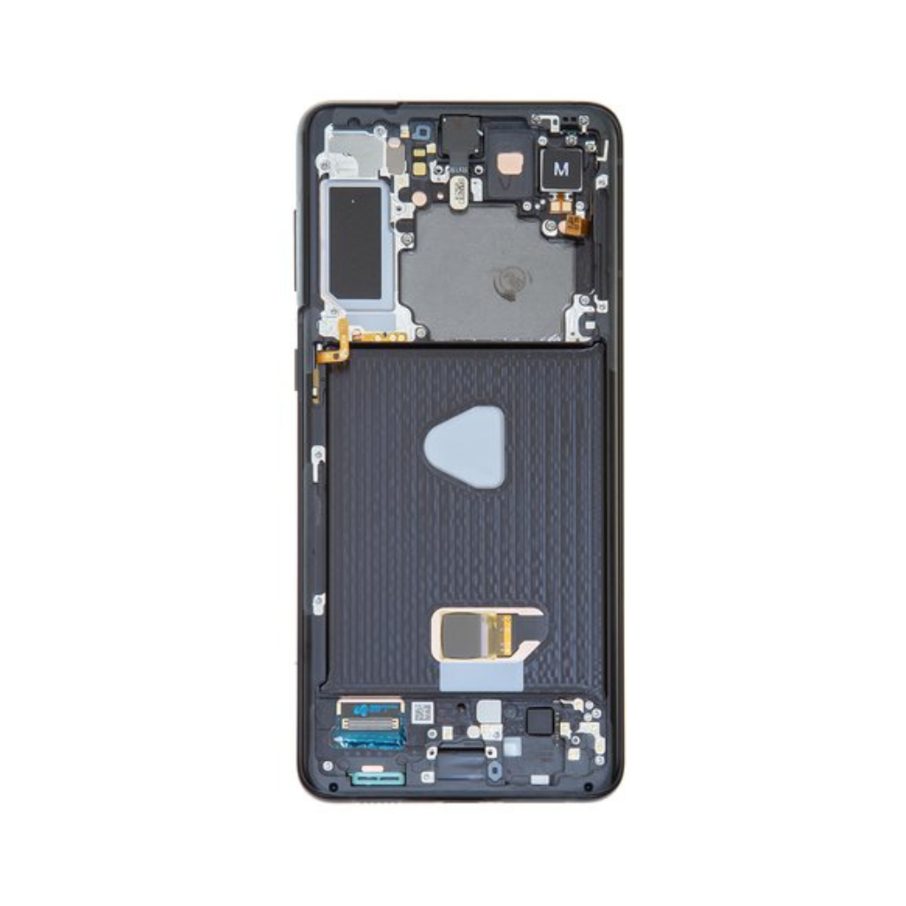Samsung Galaxy S21 Plus - OLED Assembly with frame (Phantom Black) - OEM - Image 3