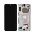 Samsung Galaxy S21 - OLED Assembly with frame (Phantom White) - OEM