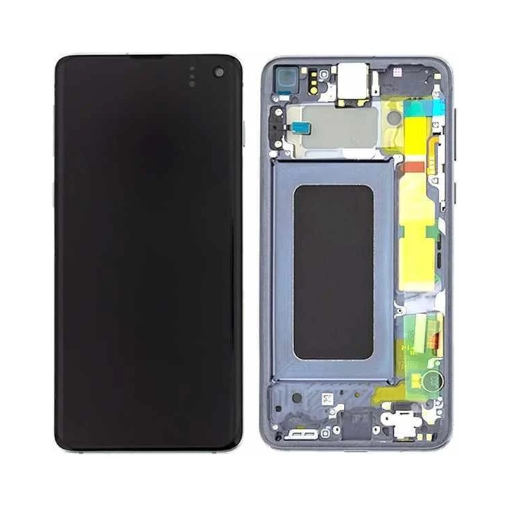 Samsung Galaxy S10e - OLED Assembly with frame (Prism Black) - OEM