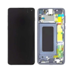 Samsung Galaxy S10e - OLED Assembly with frame (Prism Blue) - Service Pack