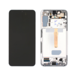 Samsung Galaxy S22 - OLED Assembly with frame (White) - OEM