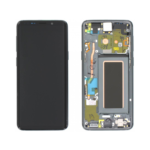 Samsung Galaxy S9 - OLED Assembly with frame (Titanium Gray) - Service Pack