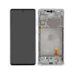 Samsung Galaxy S20 FE 5G - OLED Assembly with frame (Cloud White) - Service Pack