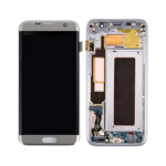 Samsung Galaxy S7 - OLED Assembly with frame (Silver Titanium) - Service Pack
