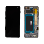 Samsung Galaxy S10 - OLED Assembly with frame (Prism Black) - OEM