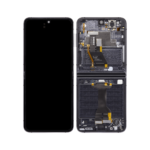 Samsung Galaxy Z Flip 5 - OLED Assembly with frame (Graphite) - Service Pack