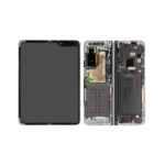 Samsung Galaxy Fold 4G - OLED Assembly with frame (Space Silver) - Service Pack