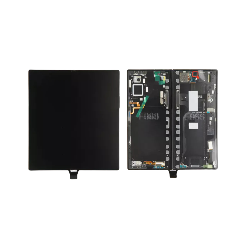 Samsung Galaxy Z Fold 7 - OLED Assembly with frame (Jet Black) - OEM