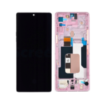LG Velvet 5G - OLED Assembly with frame (Pink) - OEM
