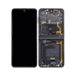 Samsung Galaxy Z Flip 4 - OLED Assembly with frame (Graphite) - OEM