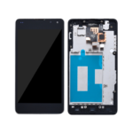 LG Optimus G - LCD Assembly with frame (Black) - OEM