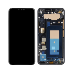 LG V40 - OLED Assembly with frame (New Aurora Black) - OEM
