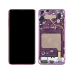 LG V30 - OLED Assembly with frame (Lavender Violet) - OEM