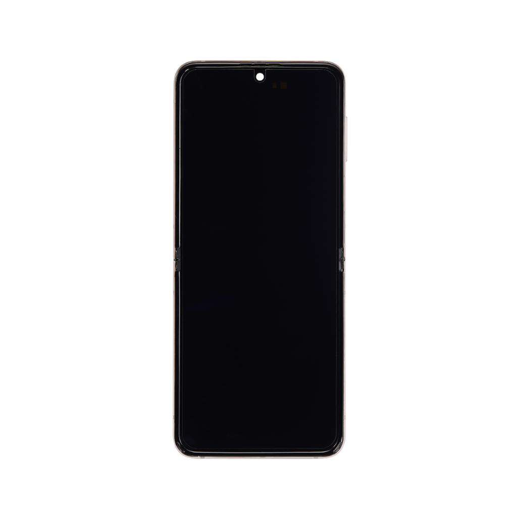 Samsung Galaxy Z Flip 4 - OLED Assembly with frame (Pink Gold) - Service Pack - Image 2