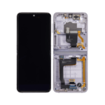 Samsung Galaxy Z Flip 4 - OLED Assembly with frame (Bora Purple) - Service Pack