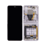 Samsung Galaxy Z Flip 3 - OLED Assembly with frame (Lavender) - OEM