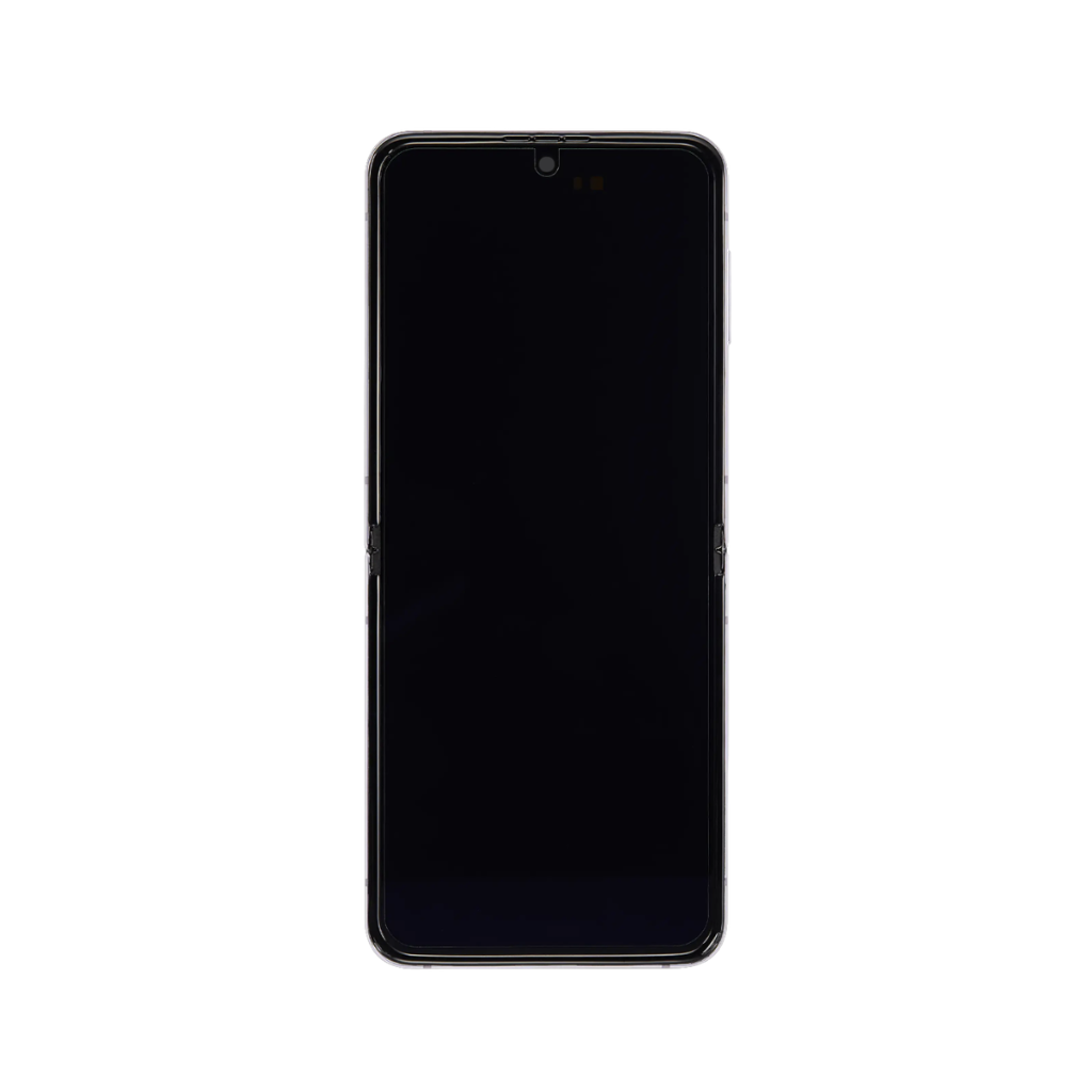 Samsung Galaxy Z Flip 4 - OLED Assembly with frame (Bora Purple) - Service Pack - Image 2