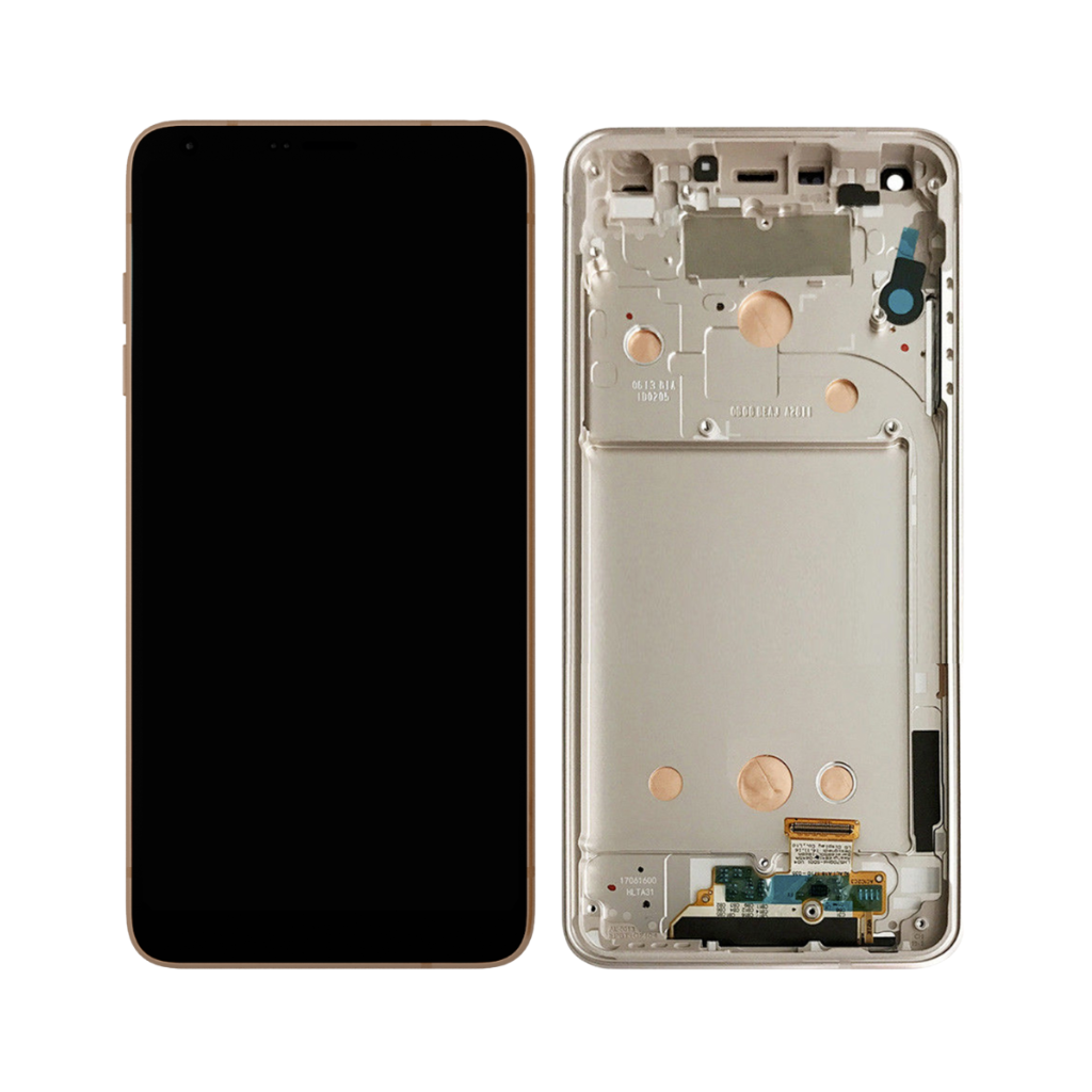 LG G6 - LCD Assembly with frame (Terra Gold) - OEM