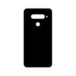 LG V40 Back Glass (New Aurora Black) - OEM