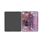 Samsung Galaxy Z Fold 4 - OLED Assembly with frame (Burgundy) - Service Pack