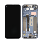 LG Q70 - LCD Assembly with frame (Mirror Black) - OEM