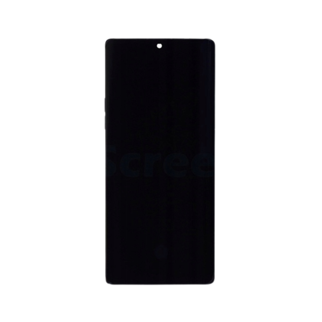 LG Velvet 5G - OLED Assembly with frame (Red) - OEM - Image 2