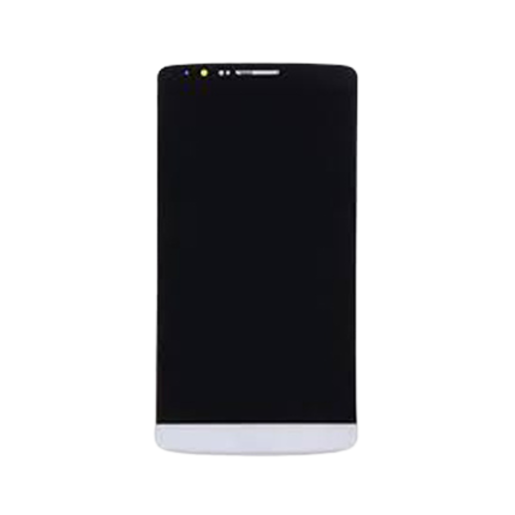 LG G3 - LCD Assembly with frame (Silk White) - OEM - Image 2