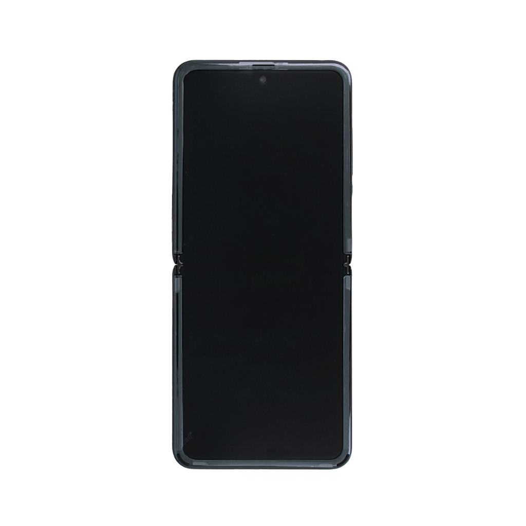 Samsung Galaxy Z Flip 4G - OLED Assembly with frame (Mirror Black) - OEM - Image 2