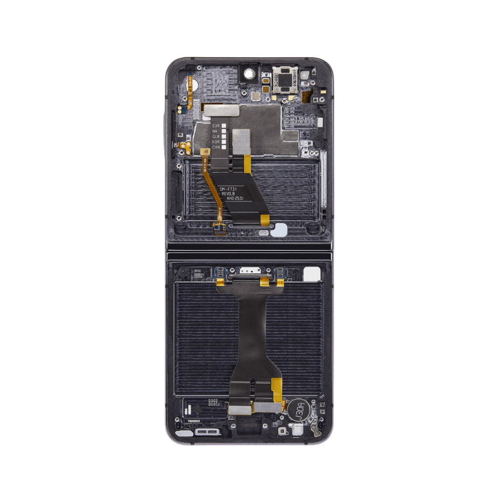 Samsung Galaxy Z Flip 5 - OLED Assembly with frame (Graphite) - OEM - Image 3