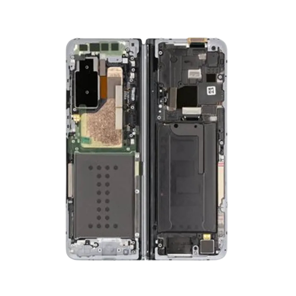 Samsung Galaxy Fold 4G - OLED Assembly with frame (Space Silver) - OEM - Image 3