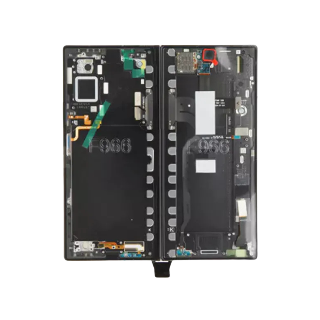 Samsung Galaxy Z Fold 7 - OLED Assembly with frame (Jet Black) - OEM - Image 3